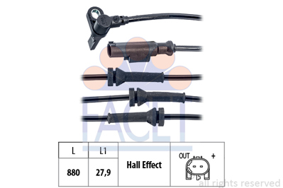 FACET 21.0163 Devır Sensoru Fıat Stılo / Bravo 1.9 Jtd 01> 51792166