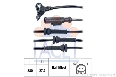 FACET 21.0163 Devır Sensoru Fıat Stılo / Bravo 1.9 Jtd 01> 51792166