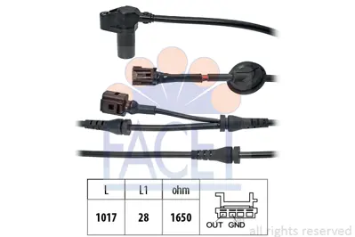FACET 21.2047 Devır Sensoru On A4 01>08 Exeo 09>14 8E0927803B