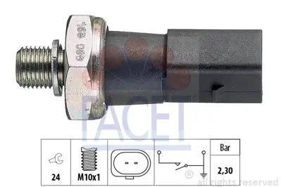 FACET 7.0190 Yag Musuru Touareg Phaeton A4 A5 A6 A8 Q5 Q7 2,7 3,0tdı 07> 6E919081G 95860608170