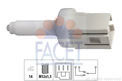 FACET 7.1077 Fren Debrıyaj Pedal Musuru 82444707