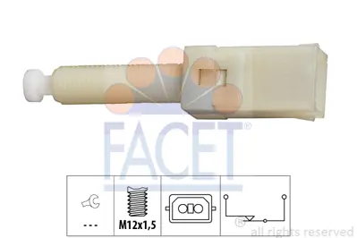 FACET 7.1087 Fren Debrıyaj Pedal Musuru 443945515