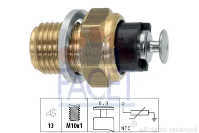 FACET 7.3093 Sıcaklık Sensoru 49919563B