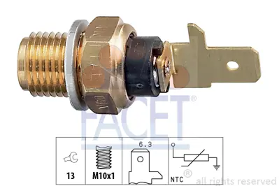 FACET 7.3154 Yag Sıcaklık Sensoru Alh Agr Caddy Iı Bora 09> 1H0919563 95VW10A998AA