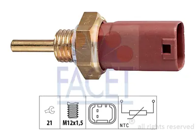 FACET 7.3242 Sıcaklık Sensoru 46520384