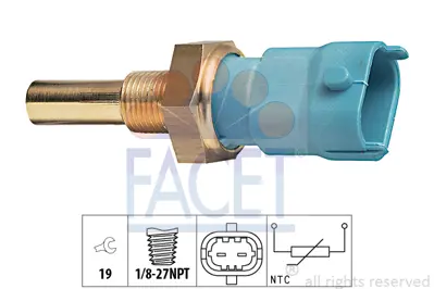 FACET 7.3263 Sıcaklık Sensoru 9117449