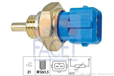 FACET 7.3342 Sıcaklık Sensoru F4r Clıo Laguna 2.0 16v 8200702968