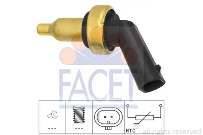 FACET 7.3390 Sogutucu Akıskan Sıcaklık Sensoru 8602086