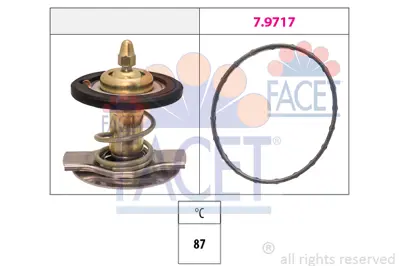 FACET 7.8442 Termostat A1122030275