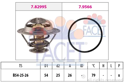 FACET 7.8525 Termostat (76°) Master Trafıc 2,5d 89 97 7701044841 98463638