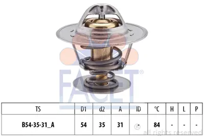 FACET 7.8612S Termostat 30121113