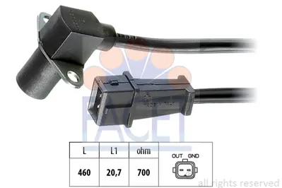FACET 9.0030 Krank Mılı Konum Sensoru 7679221 7694335 SE028947500A