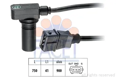 FACET 9.0066 Krank Mılı Konum Sensoru 78905381A