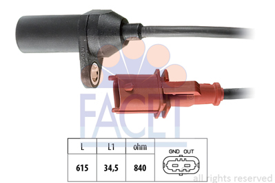 FACET 9.0206 Krank Mıl Devır Sensoru Palıo Punto Aleba Stılo 1,2 16v 46754538