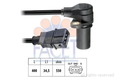 FACET 9.0222 Krank Mılı Konum Sensoru 46432909 60601207