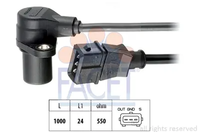 FACET 9.0228 Krank Mılı Konum Sensoru 96418382