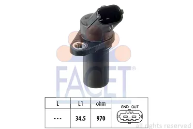 FACET 9.0235 Krank Mılı Konum Sensoru 3322084EB0000 5010412449 504096645 93179850