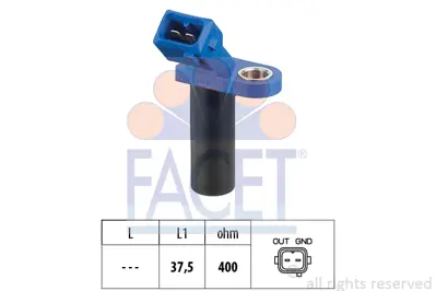 FACET 9.0304 Motor Devır Sensoru Ducato Iı Ducato 06> 2.2 Jtd / Boxer 06> 2.2 Hdı / Jumper Iıı / Transıt V184 Tt 30711660 C20118221 YS6A6C315AB