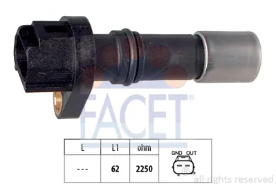 FACET 9.0461 Krank Mıl Sensoru 107-C1-Aygo 1.0 05> 1920HW 9091905062 9091905062000 90919W5002