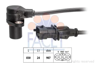 FACET 9.0843 Krank Pozısyon Acı (Volan) Sensoru Mıtsubıshı Fuso Canter Fe839 Fe859 Euro4 ME226858