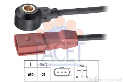 FACET 9.3046 Vuruntu Sensoru 6B905377A