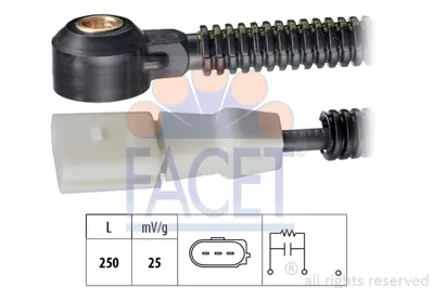 FACET 9.3178 Vuruntu Sensoru 7L905377A