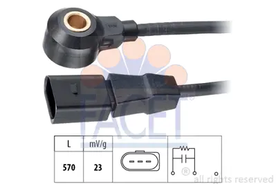 FACET 9.3184 Vuruntu Sensoru 7C905377AJ