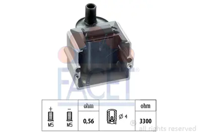 FACET 9.6059 Atesleme Bobını 867905105A