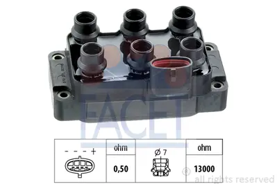 FACET 9.6070 Atesleme Bobını F5SU12029AB LNA1508AA