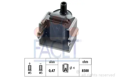 FACET 9.6169 Atesleme Bobını 357905105