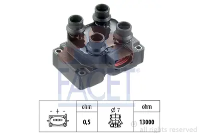 FACET 9.6212 Atesleme Bobını F50Y12029B