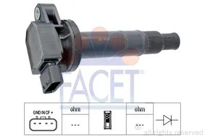 FACET 9.6359 Atesleme Bobını 1611547880 90919W2002