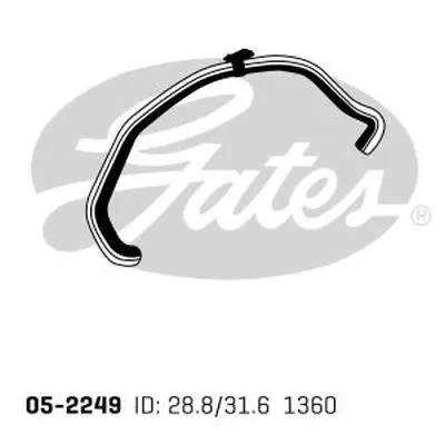 GATES 05-2249 Radyatör Hortumu Alt 6C118B273AE