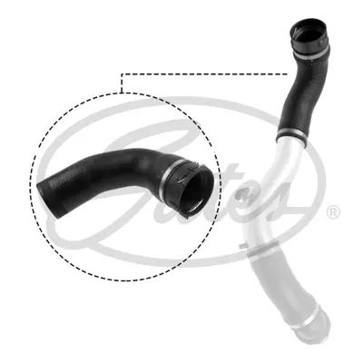 GATES 09-0709 Turbo Hortumu Metal Boru Harıc (Konnektorlu) Bmw 5,20 E60 E61 11617790090