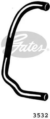 GATES 3532 Radyatör Hortumu Alt 405 135155