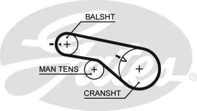 GATES K015556XS Trıger Setı 