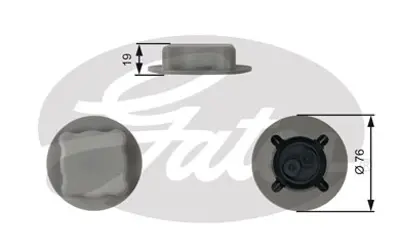 GATES RC206 Radyatör Yedek Su Depo Kapagı 9445462