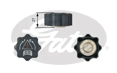 GATES RC210 Radyatör Yedek Su Depo Kapagı 1306E0 9634989480