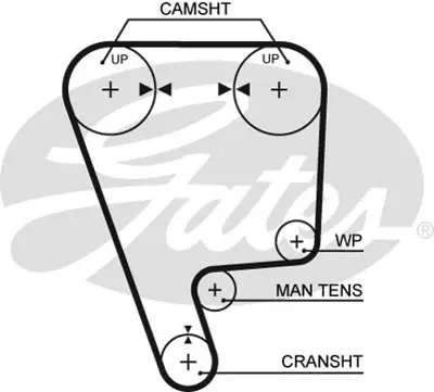 GATES T227RB T227rb Blue 14400PR3004