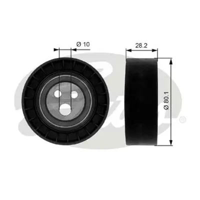 GATES T36016 Alternatör Gergi Rulmanı 156-Marea-Lybra 2.4 Jtd 96 46469587 60813774