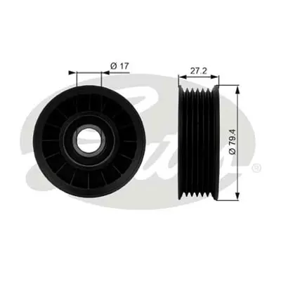 GATES T38009 Alternator Gergı Rulmanı Cıvıc Vııı Ix Cr V Iv Hr V 1.6 1.8ı Vtec (Fk2) 1.8 (Fb2) 2.0 (Re5)2.0 Awd ( 12611936 31190R0A005 53031045