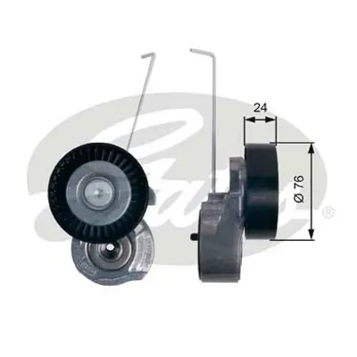 GATES T38495 Alternatör Gergi Kolu Volvo S60 10 S80 06 V60 10-15 V70 07-15 Xc60 Xc70 Xc90 Freelander 2 31401286 LR004667