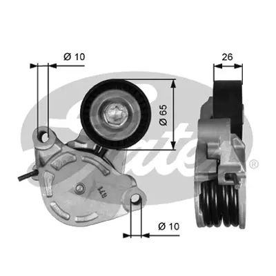 GATES T39400 V Kayıs Gergı Kutugu Bmw F45 F46 F48 F39 11288600357 11288617229