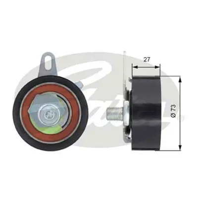 GATES T43036 Eksantrik Gergi Rulmanı Passat-A4-A6 2.5 Tdı Afb-Akn 59109243L