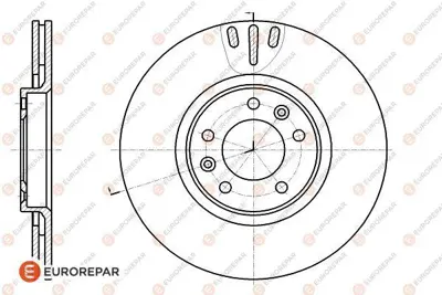 EUROREPAR 1618864180 E:1 Ar Fr Disk Eurorepar 9687990780 E169515