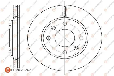 EUROREPAR 1618864480 Erp Fren Dısk Tk E169003