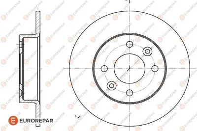 EUROREPAR 1618866680 Fren Dıskı Ön 8671000084