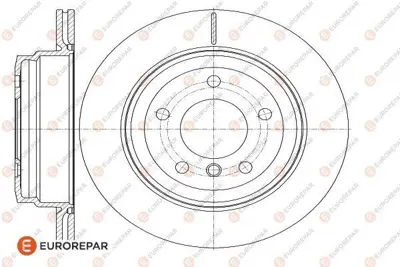 EUROREPAR 1622806880 Fren Dıskı Arka 34216864901