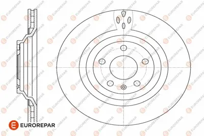 EUROREPAR 1642770580 Frendıskı 4F0615601F