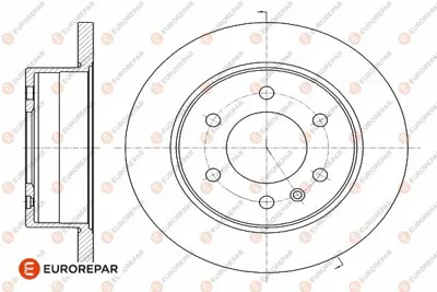 EUROREPAR 1642777180 Fren Dıskı Arka 2E0615601A 9104230100